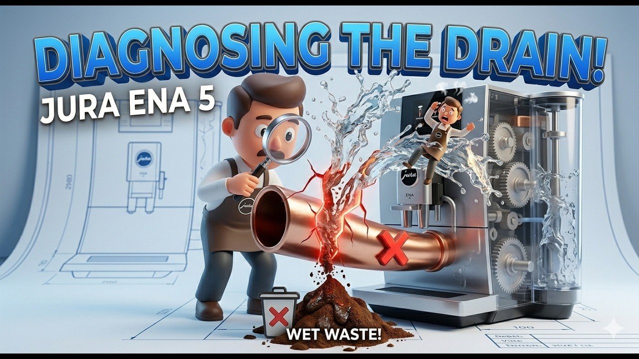 JURA ENA 5: Why is there WATER in the coffee waste? 🥵 (FIXED)