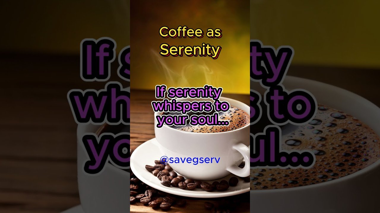 Coffee ☕as Serenity