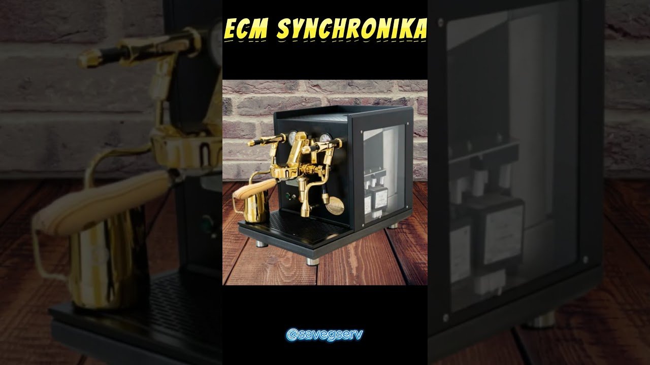 Coffee machine with 24 carat gold. Part 2