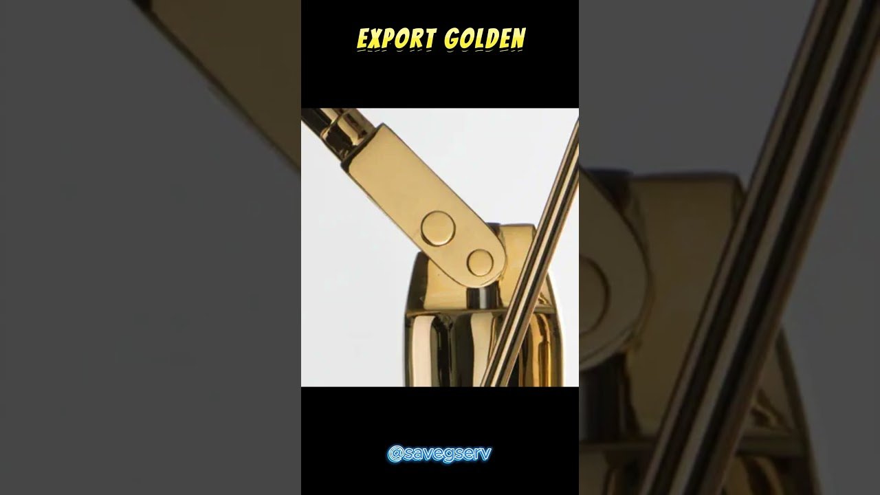 Coffee machine with 24 carat gold. Part 1
